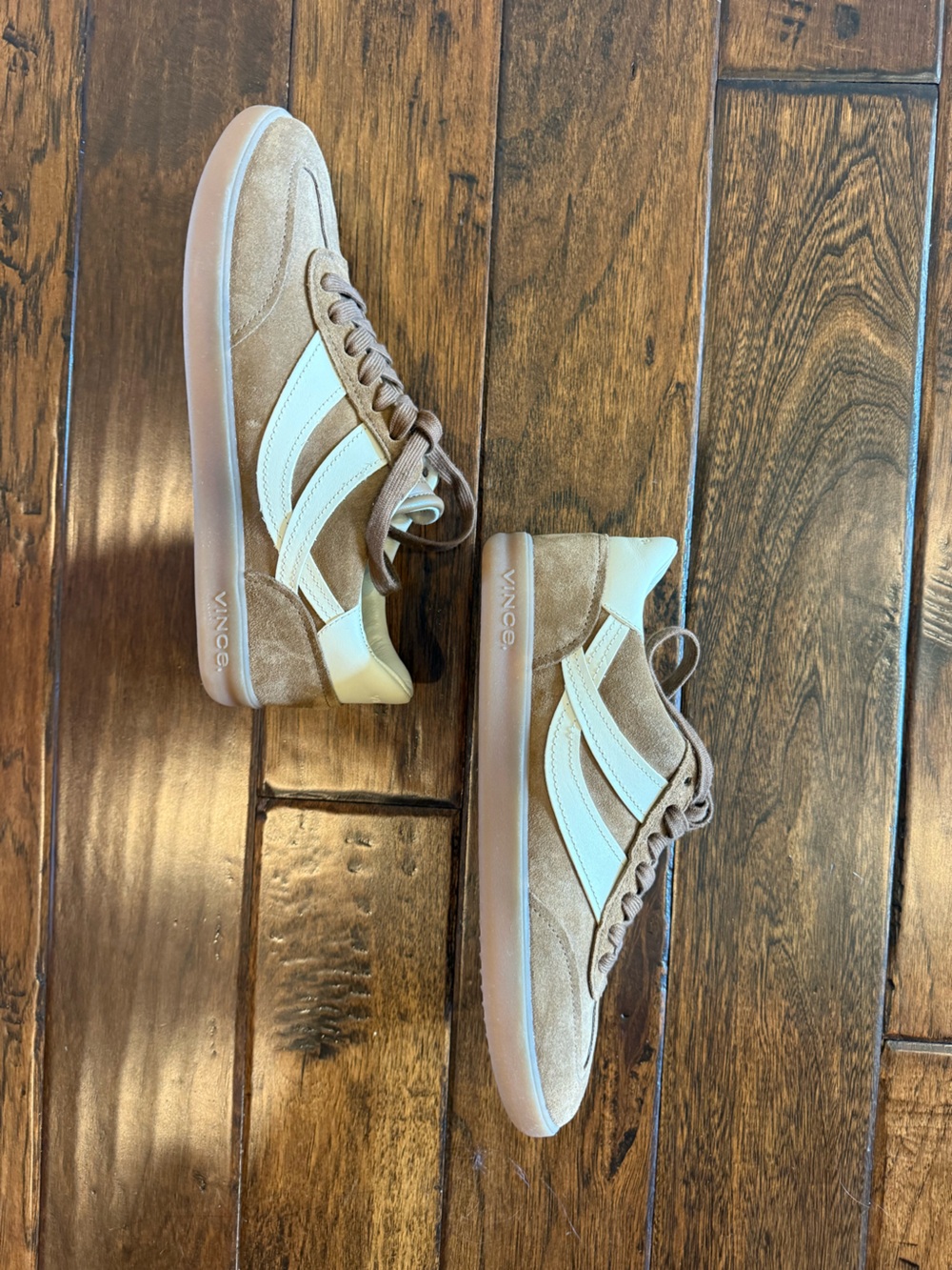 Vince Oasis Women’s Sneakers Brown Suede - Picture 4 of 8